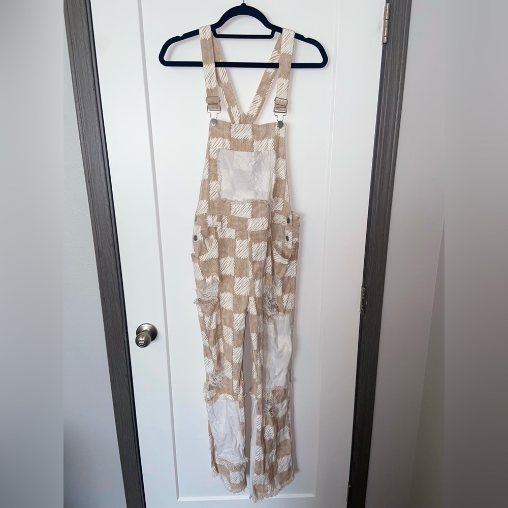 Pol Patchwork Overalls - image 1